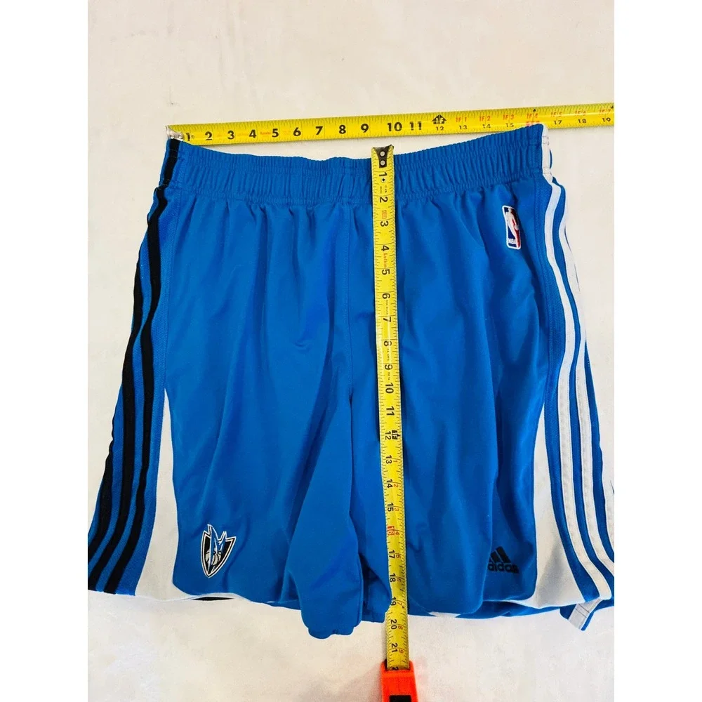 Adidas Dallas Mavericks NBA Basketball Shorts Mens XL Blue Climalite 9902A 08